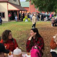 conversations at the picnic table